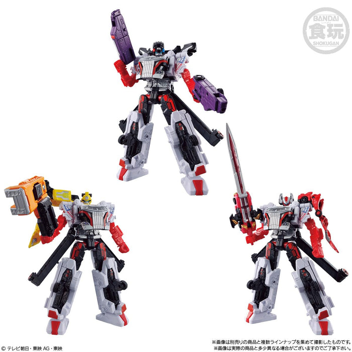 "Bakuage Sentai Boonboomger" Mini Pla Bakuage Gattai Series 02 Boonboomcar Set