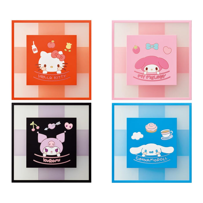 Sanrio Characters Clear Square Coaster