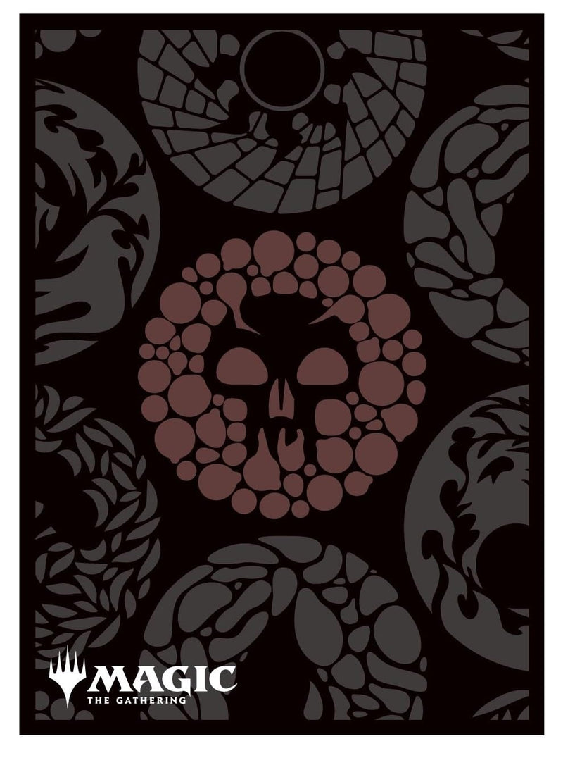 "MAGIC: The Gathering" Players Card Sleeve MANA- MINIMALIST Black Mana (Pattern) MTGS-294