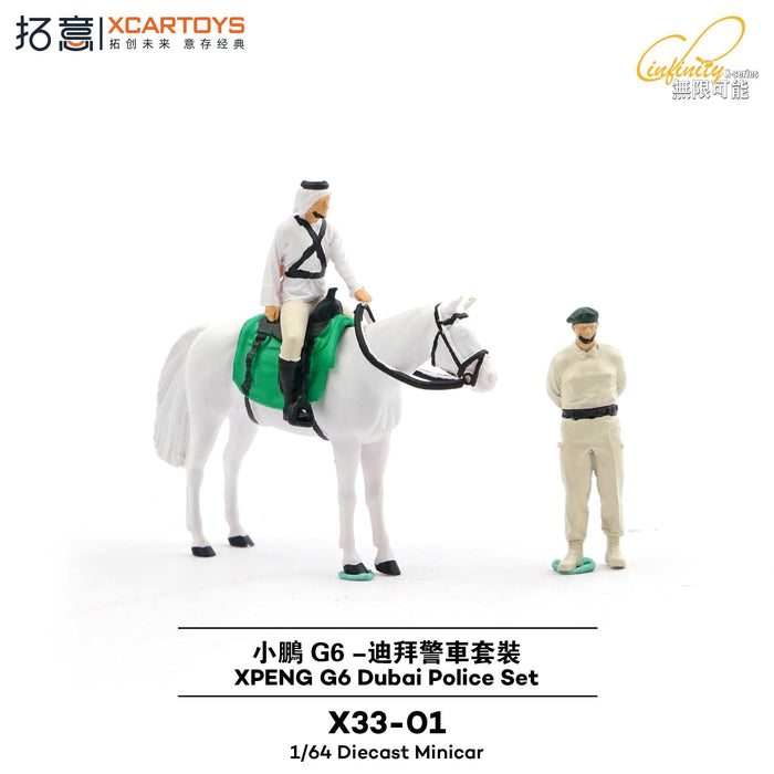 1/64 Xpeng G6 Dubai Police Set