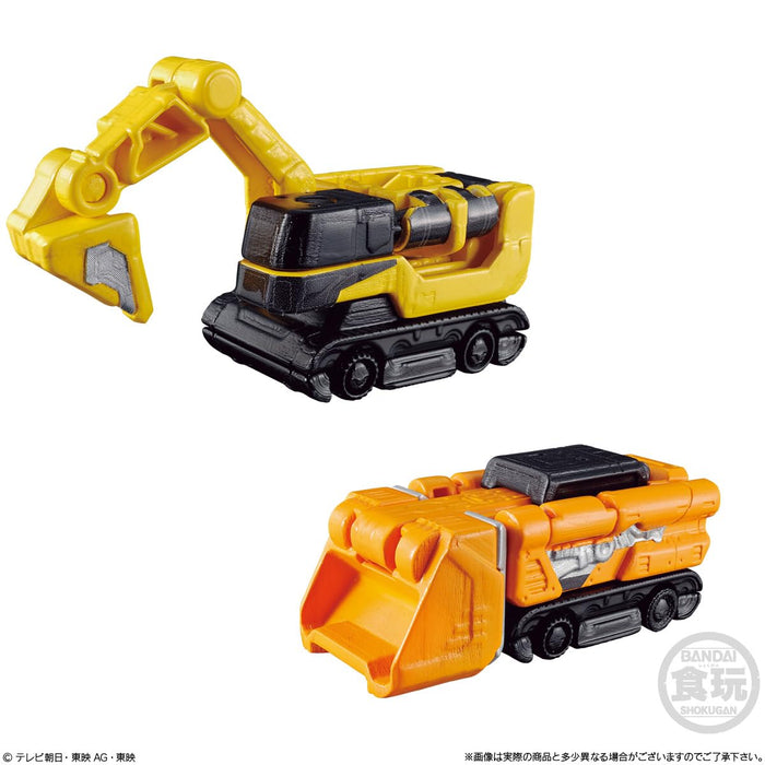 "Bakuage Sentai Boonboomger" Mini Pla Bakuage Gattai Series 02 Boonboomcar Set