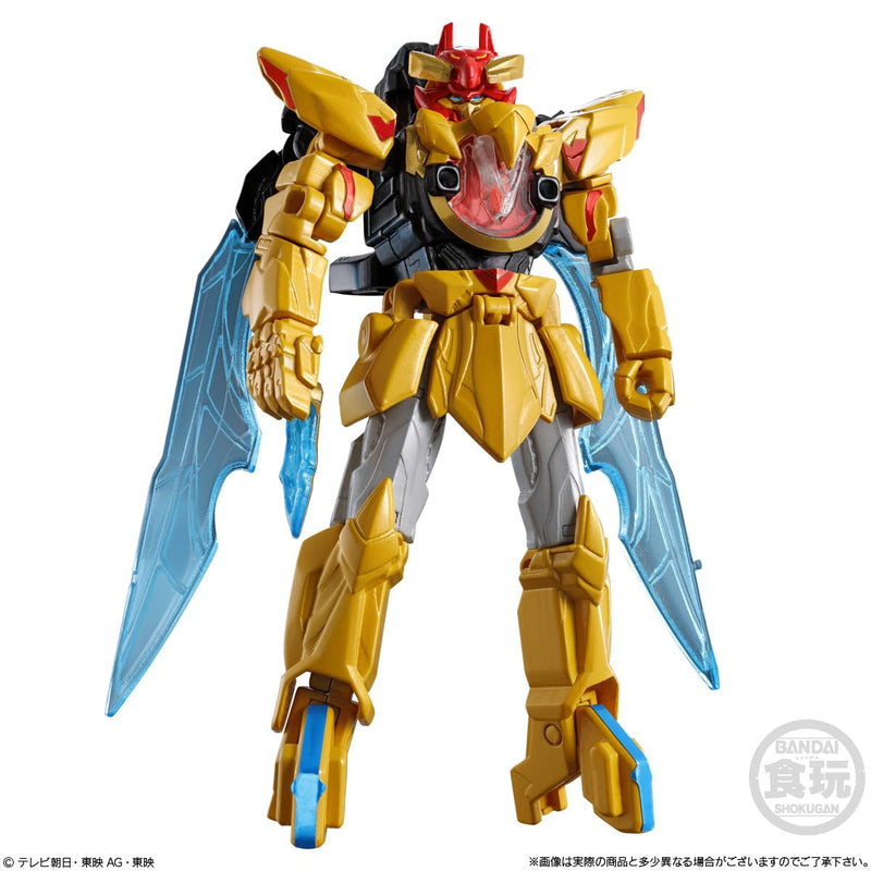 "No. 1 Sentai Gozyuger" Mini Pla Gattai Series 02 Tega Sword & Eagle Shooter 50 & Unicorn Drill 50 Set