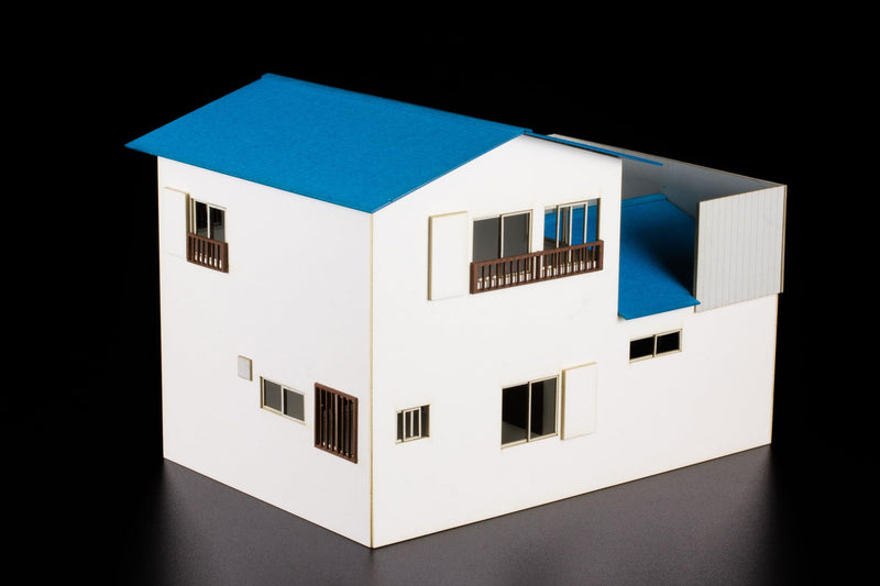 1/80 Scale Paper Kit Town Corner Accessory Series Store General Store