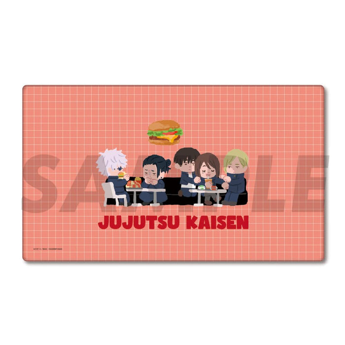 "Jujutsu Kaisen" Hidden Inventory / Premature Death Rubber Play Mat 02 Hamburger
