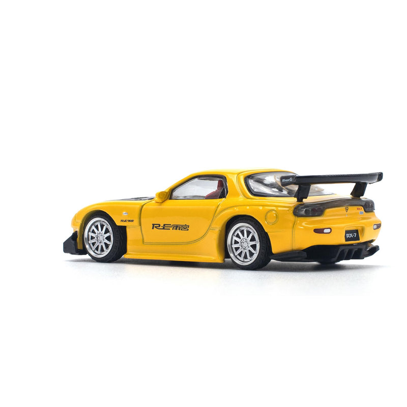1/64 MAZDA RX-7 (FD3S) RE-AMEMIYA WIDEBODY YELLOW