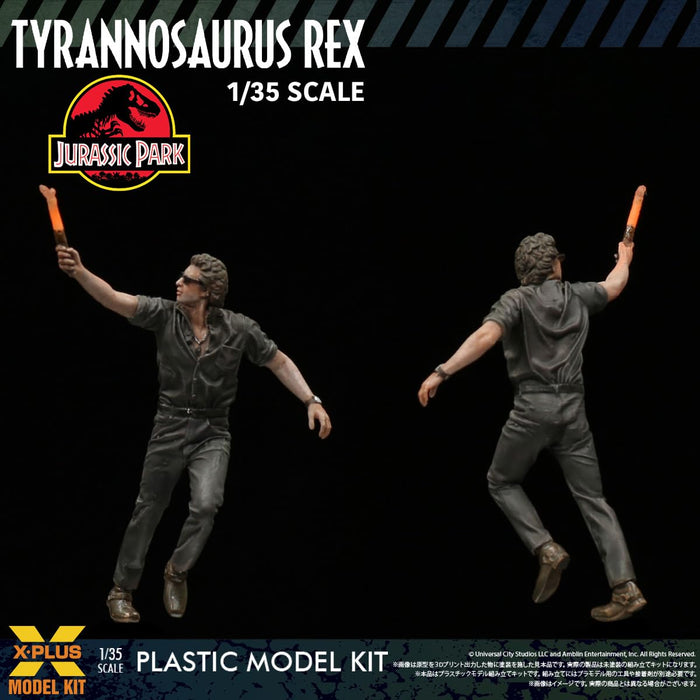 1/35 Scale "Jurassic Park" Tyrannosaurus Rex Plastic Model Kit