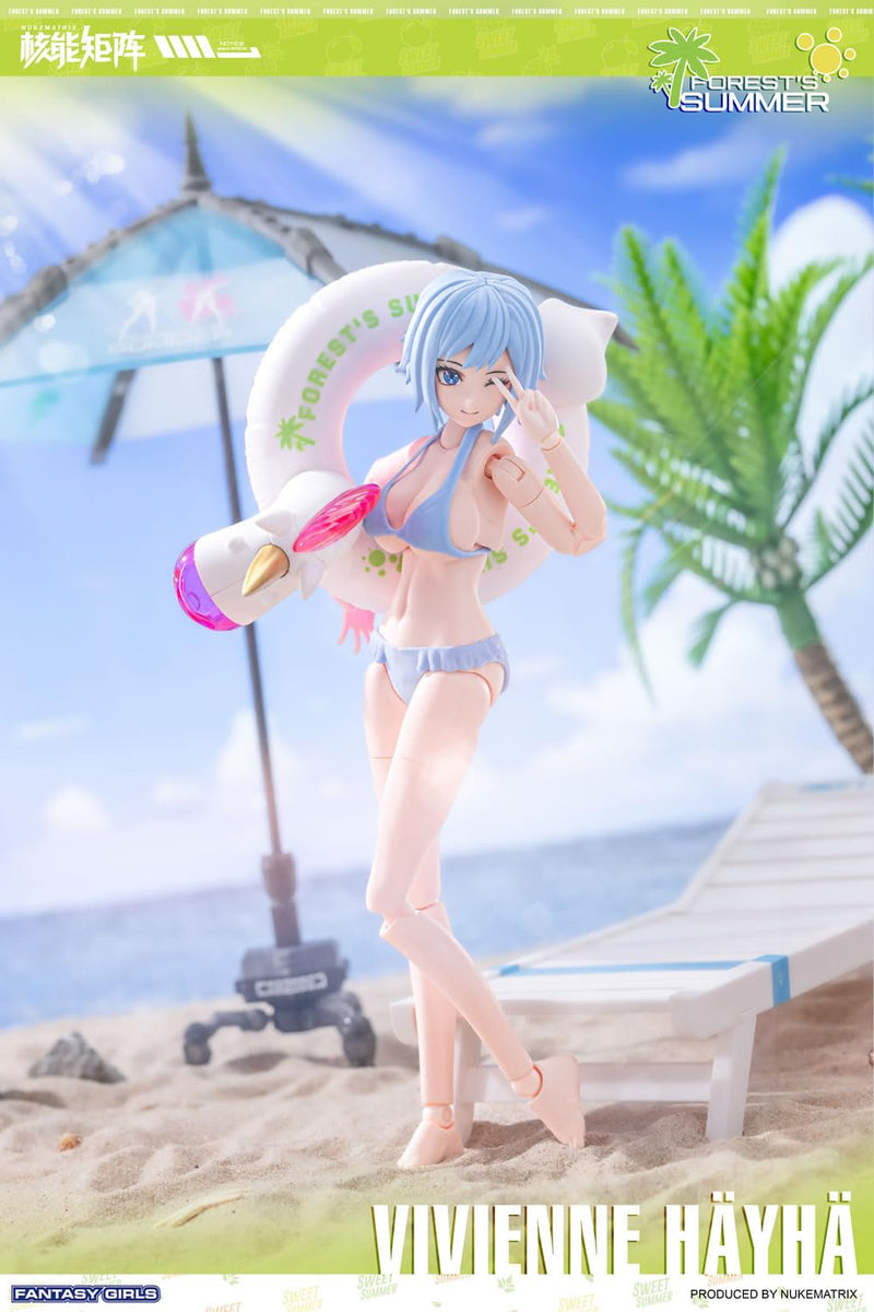 NUKE MATRIX "FOREST'S SUMMER FANTASY GIRLS" VIVIENNE HAYHA PLASTIC MODEL KIT