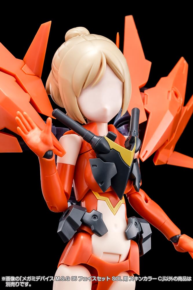 Megami Device M.S.G 05 Face Set for SOL Skin Color C