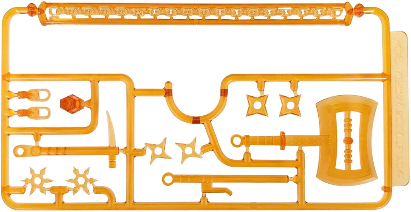 Non Scale Plastic Kit Plaact Options Series 04 Shinobi 3 (Clear Orange)