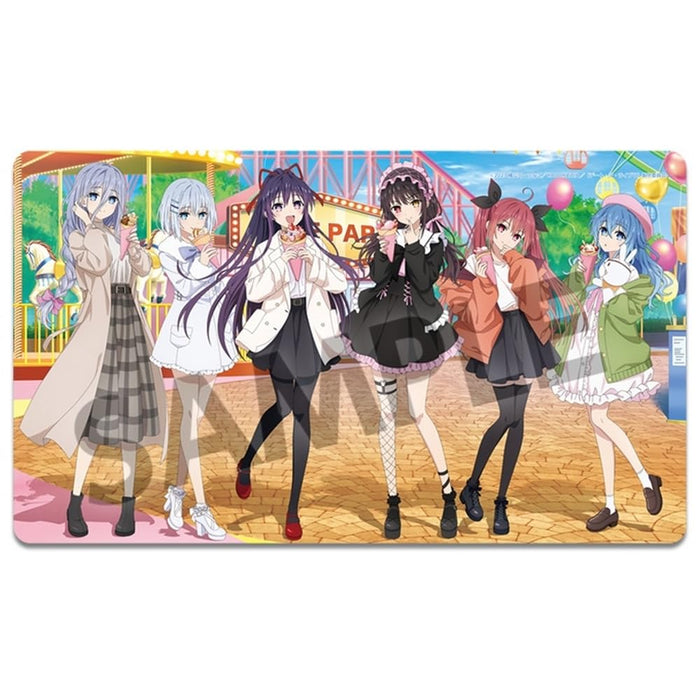 "Date A Live V" Original Illustration Rubber Mat Amusement Park Date Ver.