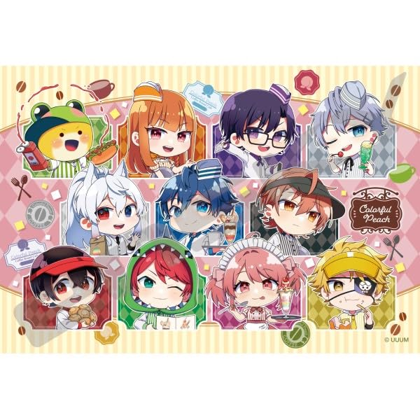 Colorful Peach Jigsaw Puzzle 108 Large Piece 108-L913 Colorful Peach Cafe