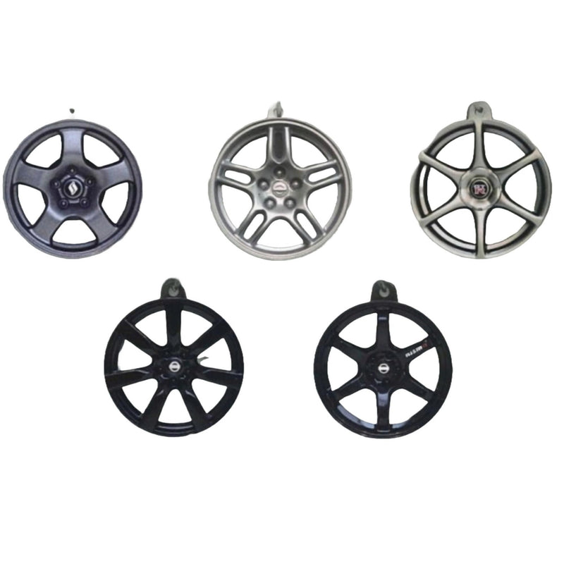 Nissan GT-R Wheel Key Chain Collection