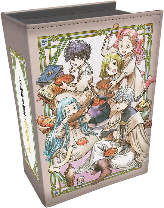 Book Type Synthetic Leather Deck Case W "Witch Hat Atelier" Coco & Agott & Tetia & Richeh