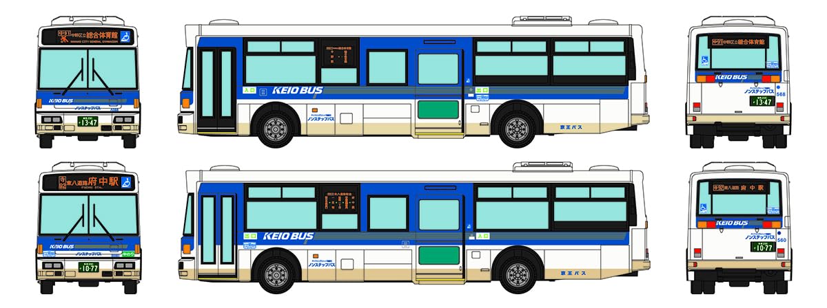 The Bus Collection Keio Bus Good Bye Nishiko 96MC Medium Long Car Keio ...