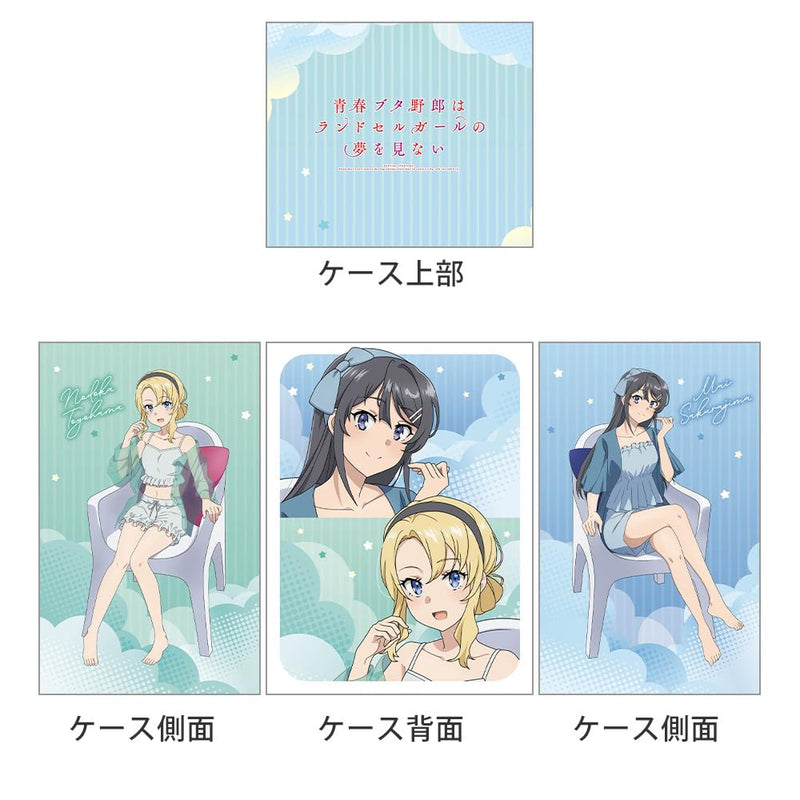 "Seishun Buta Yaro wa Randoseru Girl no Yume wo Minai" Deck Case Sakurajima Mai & Toyohama Nodoka / Room Wear