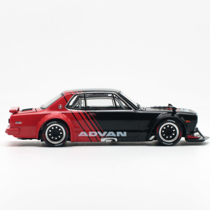 1/64 SKYLINE GT-R V8 DRIFT (HAKOSUKA) ADVAN LIVERY
