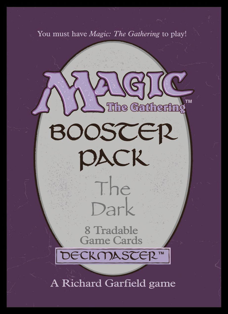"MAGIC: The Gathering" Players Card Sleeve Retro Core The Dark (Reprint Edition) MTGS-308