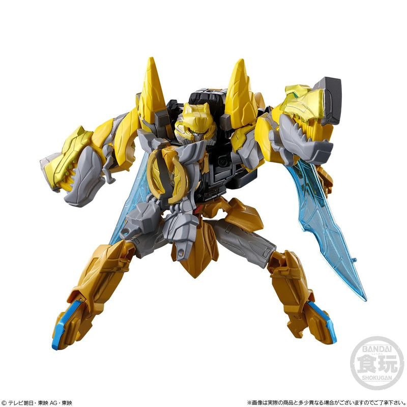 "No. 1 Sentai Gozyuger" Mini Pla Gattai Series 01 Tega Sword & Leon Buster 50 & Tyranno Hammer 50