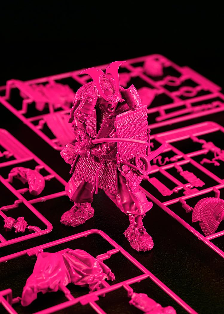 PLAMAX 1/12 Kamakura Period Armored Warrior Pink Color Edition