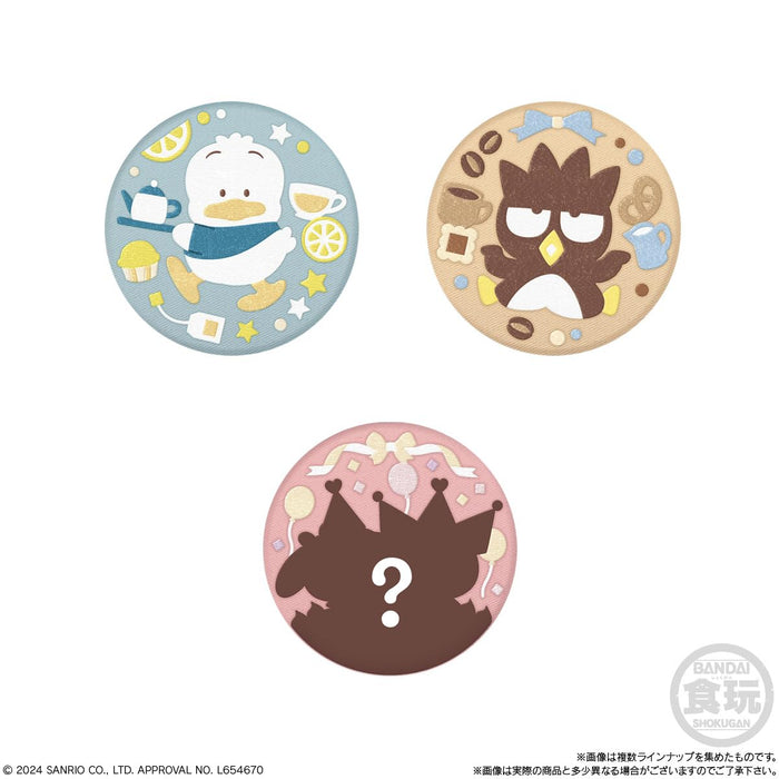 Sanrio Characters Embroidery Can Badge Biscuit 3