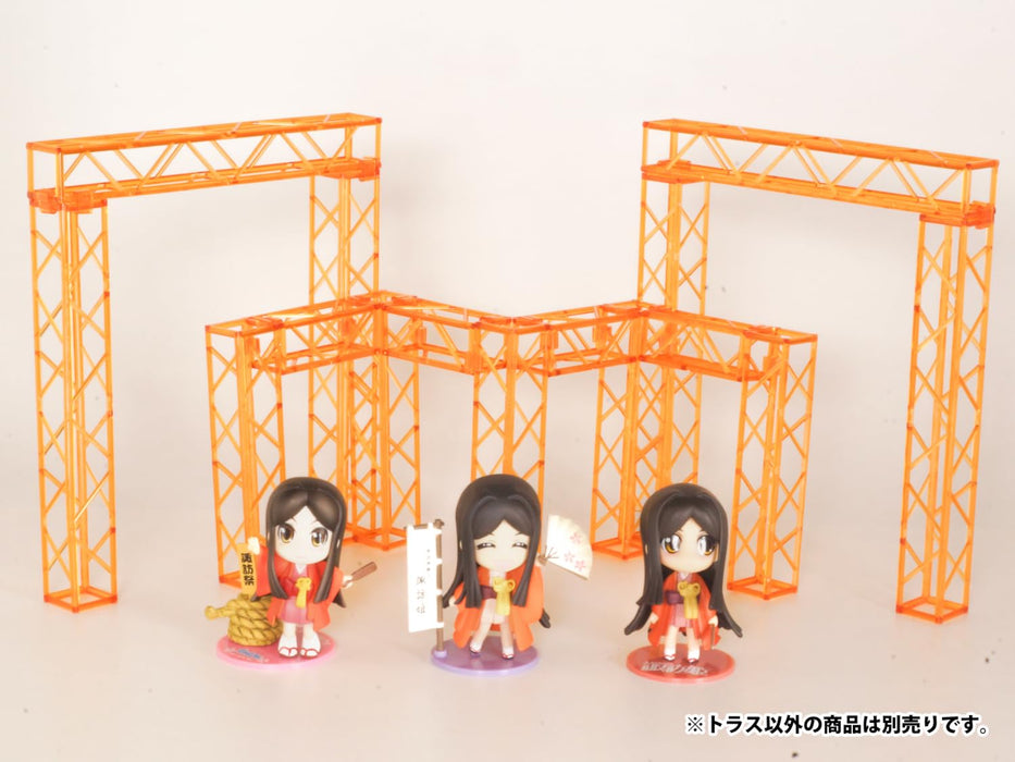 Non Scale Plastic Kit Pla Accessory 01 Truss Clear Orange Ver.