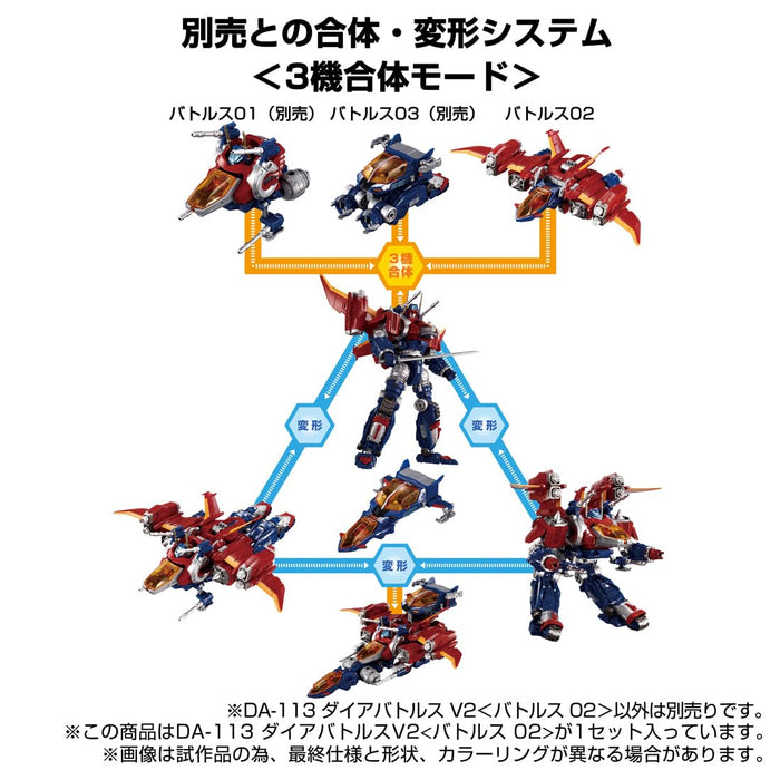 T-SPARK ダイアクロン DA-113 ダイアバトルスV2＜バトルス02＞ 可動フィギュア