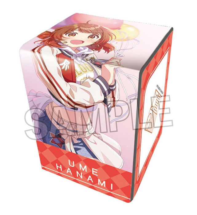 "Gakuen Idolmaster" Illustration Synthetic Leather Deck Case Next Turn Idol Life, Start! Hanami Ume