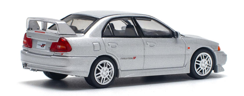 1/64 MITSUBISHI LANCER EVOLUTION IV - STEEL SILVER