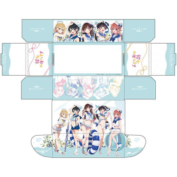 Key-th 彼女、お借りします ストレージボックス（マリンセーラー水着） 約H76×W23×D105㎜ 紙