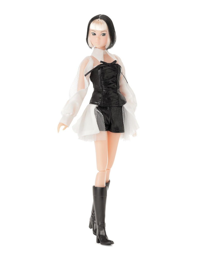"momoko DOLL" GIRL POP Blue Star B&W Ver.