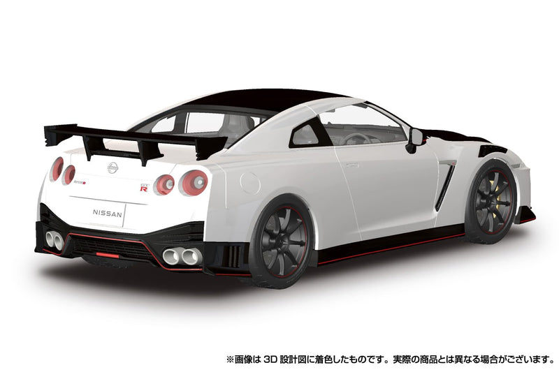 RakuPla Snap Car 02-BW R35 NISSAN GT-R NISMO Special edition 2022 Brilliant White Pearl
