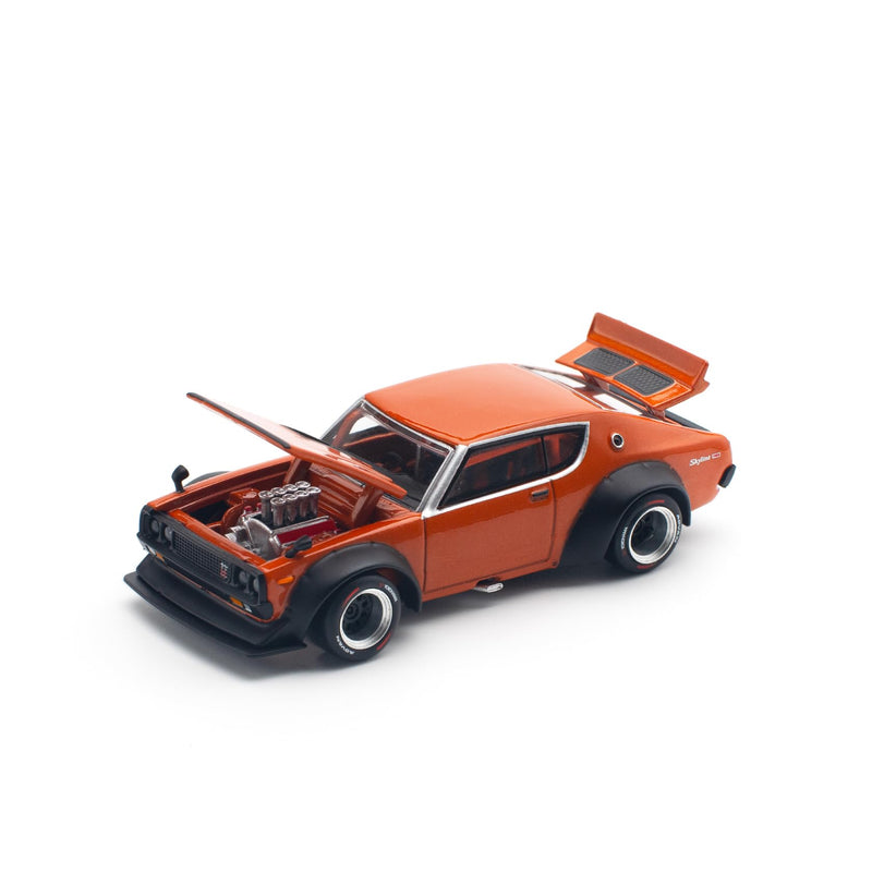 1/64 SKYLINE GT-R V8 DRIFT (KENMERI) ORANGE