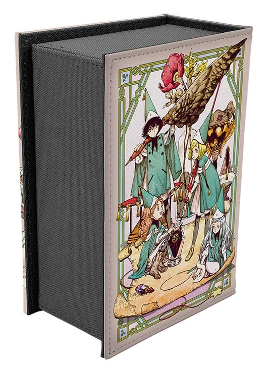Book Type Synthetic Leather Deck Case W "Witch Hat Atelier" Coco & Agott & Tetia & Richeh