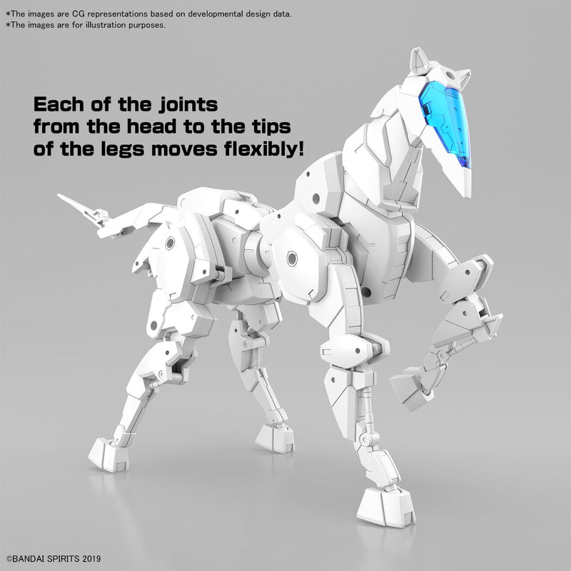 30MM 1/144 Extended Armament Vehicle (Horse Mech Ver.) White