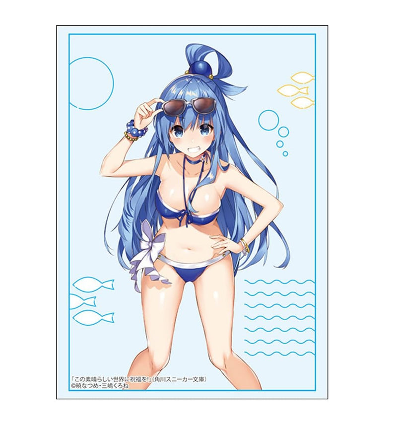 Bushiroad Sleeve Collection High-grade Vol. 4789 Kadokawa Sneaker Bunko "Kono Subarashii Sekai ni Shukufuku wo!" Aqua Swimwear Ver.