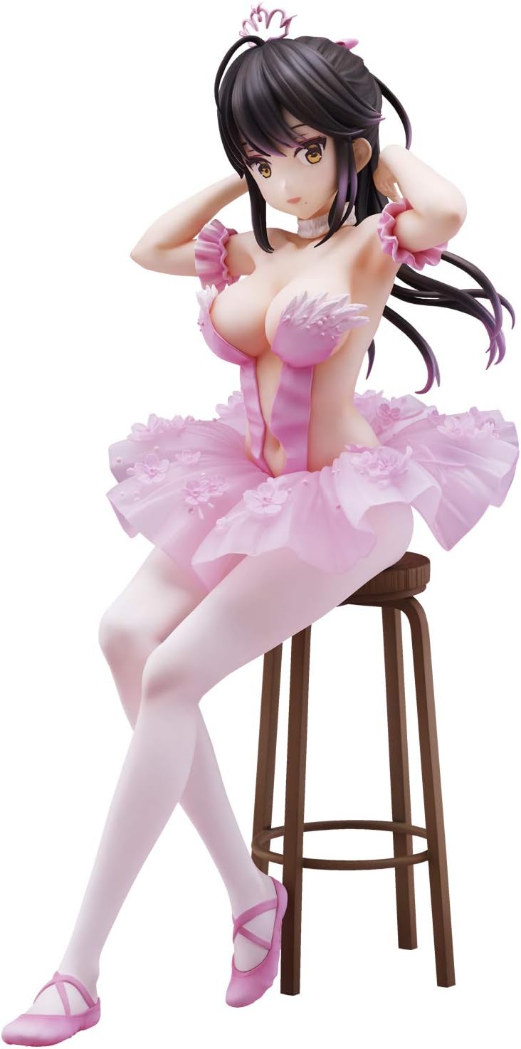Anmi Illustration Flamingo Ballet Company Ponytail Girl