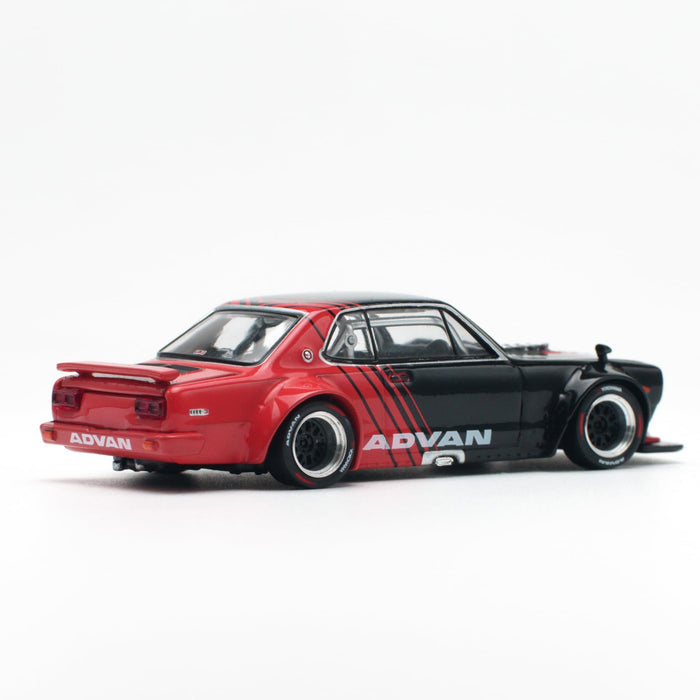 1/64 SKYLINE GT-R V8 DRIFT (HAKOSUKA) ADVAN LIVERY