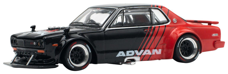 1/64 SKYLINE GT-R V8 DRIFT (HAKOSUKA) ADVAN LIVERY