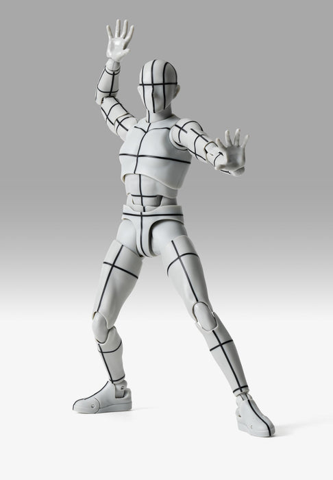 S.H.Figuarts Body-kun -Sports- Edition -Wire Frame- (Gray Color Ver.)