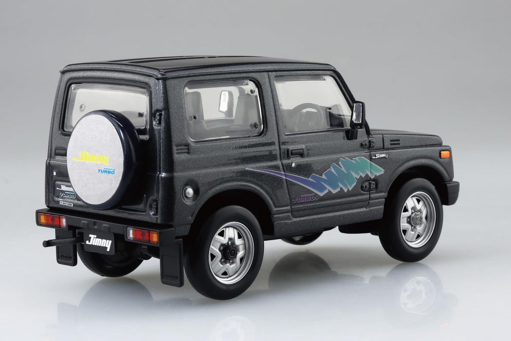 青島文化教材社(AOSHIMA) 1/32 楽プラ スナップキット No.18-CG スズキ JA11 ジムニー チャコールグレーメタリック 色分け済みプラモデル (自動車)