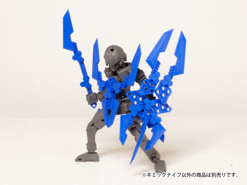 Non Scale Plastic Kit Plaact Options Series 08 Gimmick Knife 2 (Blue)