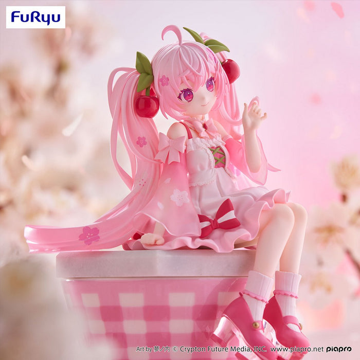 "Character Vocal Series 01 Hatsune Miku" Noodle Stopper Figure Sakura Miku 2025 Ver.