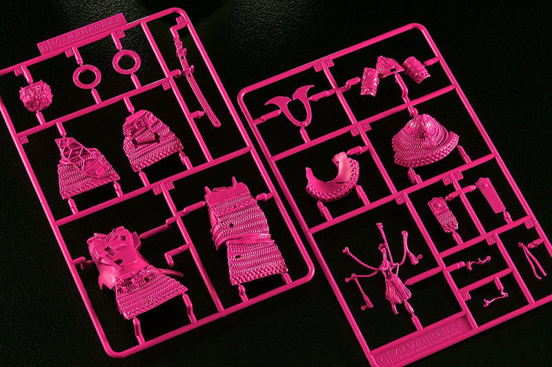 PLAMAX 1/12 Kamakura Period Armored Warrior Pink Color Edition