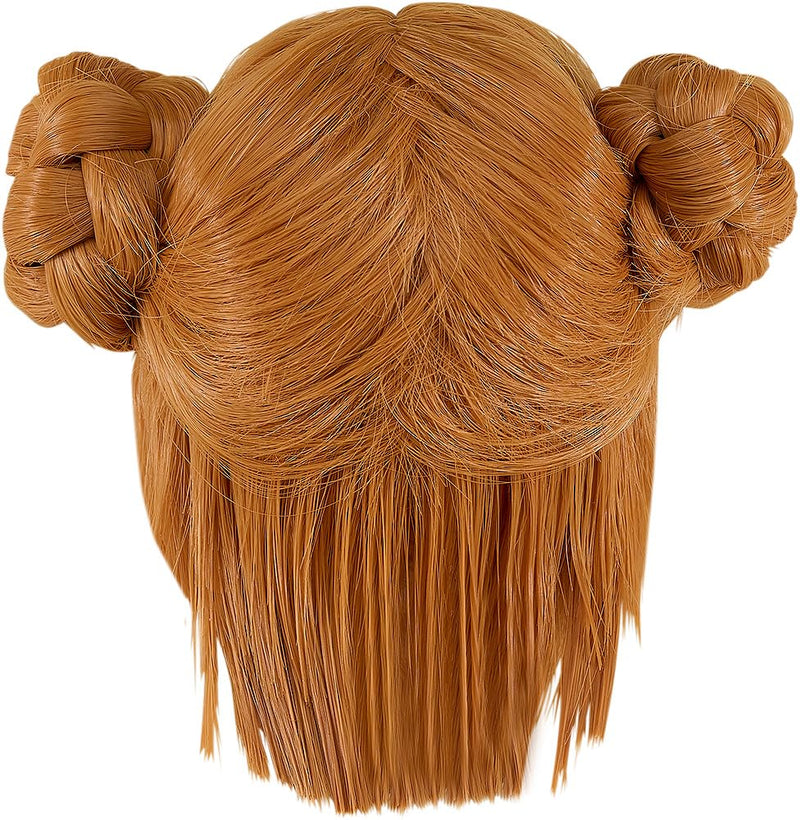 Harmonia Series Original Wig (Buns / Dark Orange)