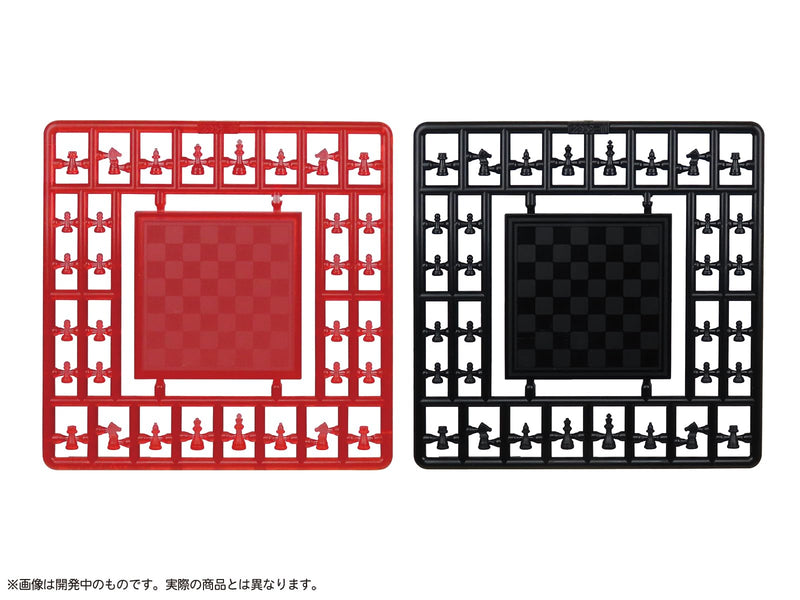 Pripra Figure de Chess Clear Red x Black