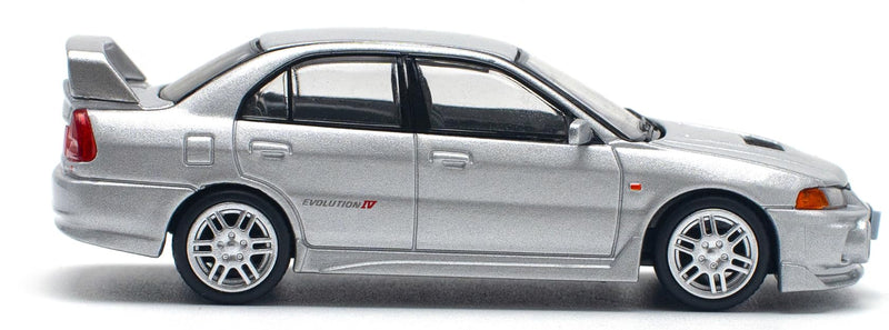 1/64 MITSUBISHI LANCER EVOLUTION IV - STEEL SILVER