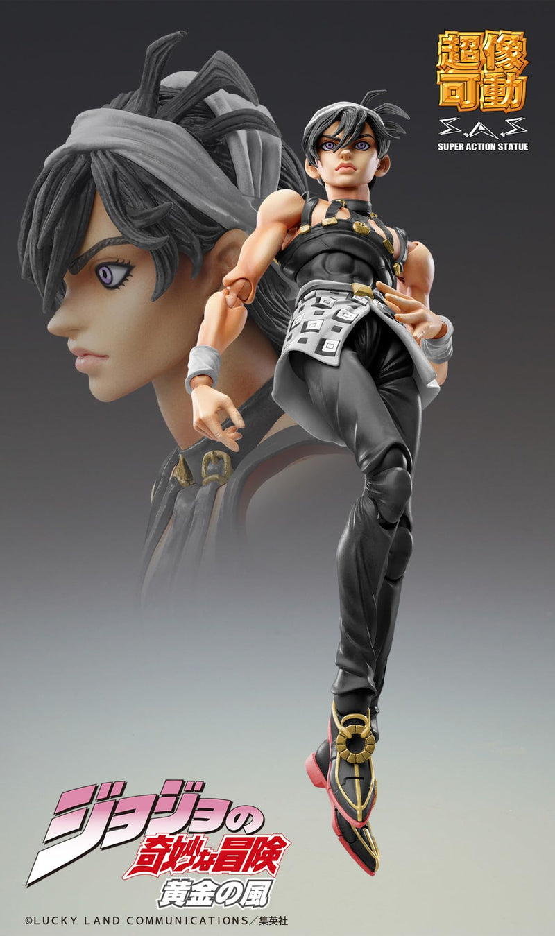 Super Action Statue "JoJo's Bizarre Adventure -Part V-" Narancia Ghirga & Aerosmith Ver. Black