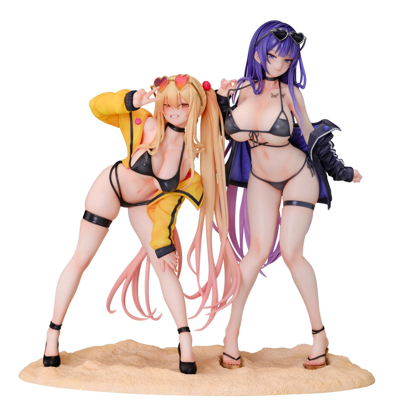 Yuna & Sayuri 1/6 Scale Figure 2 Figure Set with Special Base Illustration by Biya & K Pring