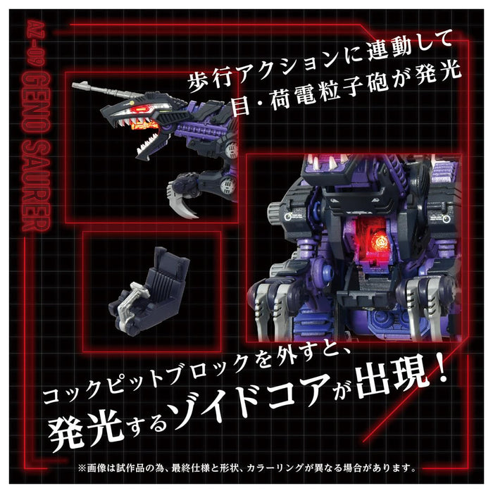 T-SPARK ZOIDS ゾイド AZ-09 ジェノザウラー 色分け済み プラキット