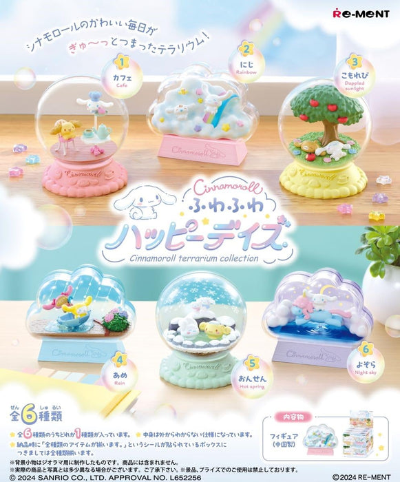 Sanrio Cinnamoroll Terrarium Collection Fuwafuwa Happy Days